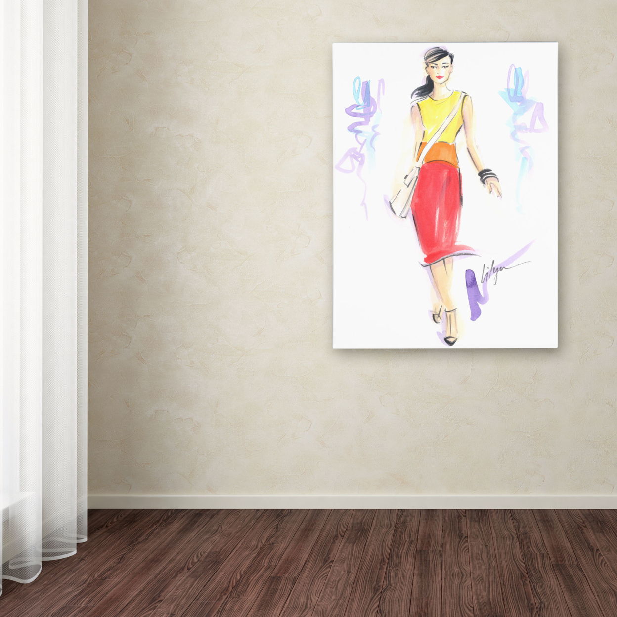 Jennifer Lilya 'Taste The Rainbow' Canvas Wall Art 35 X 47 Inches