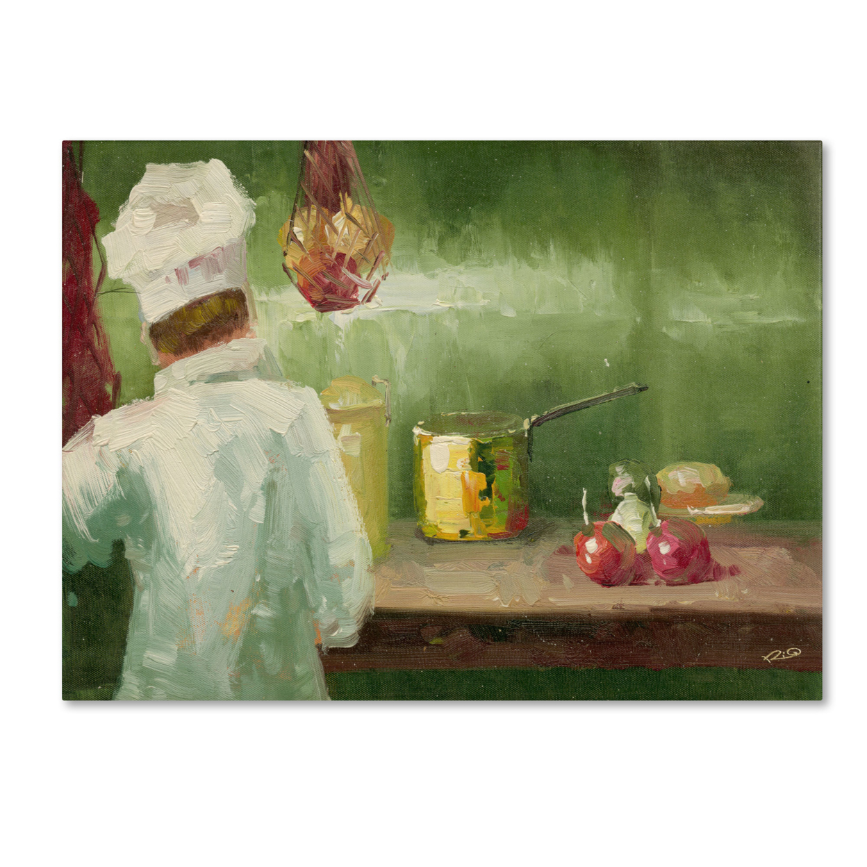 Rio 'What's Cooking' Canvas Wall Art 35 X 47 Inches
