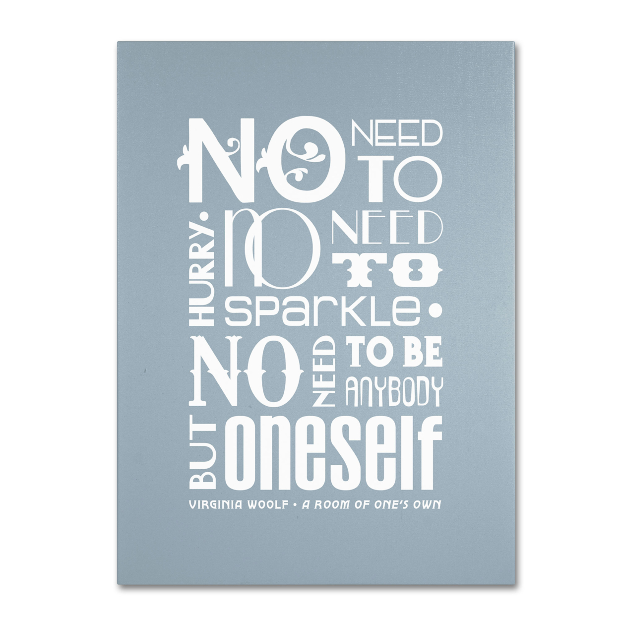 Megan Romo 'No Need To Sparkle' Canvas Wall Art 35 X 47 Inches
