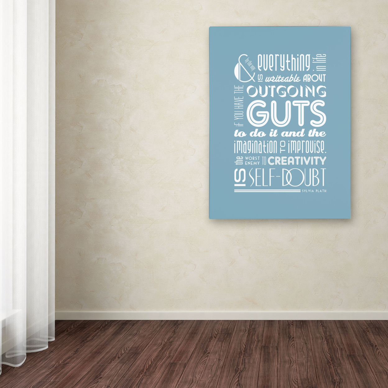 Megan Romo 'Outgoing Guts I' Canvas Wall Art 35 X 47 Inches