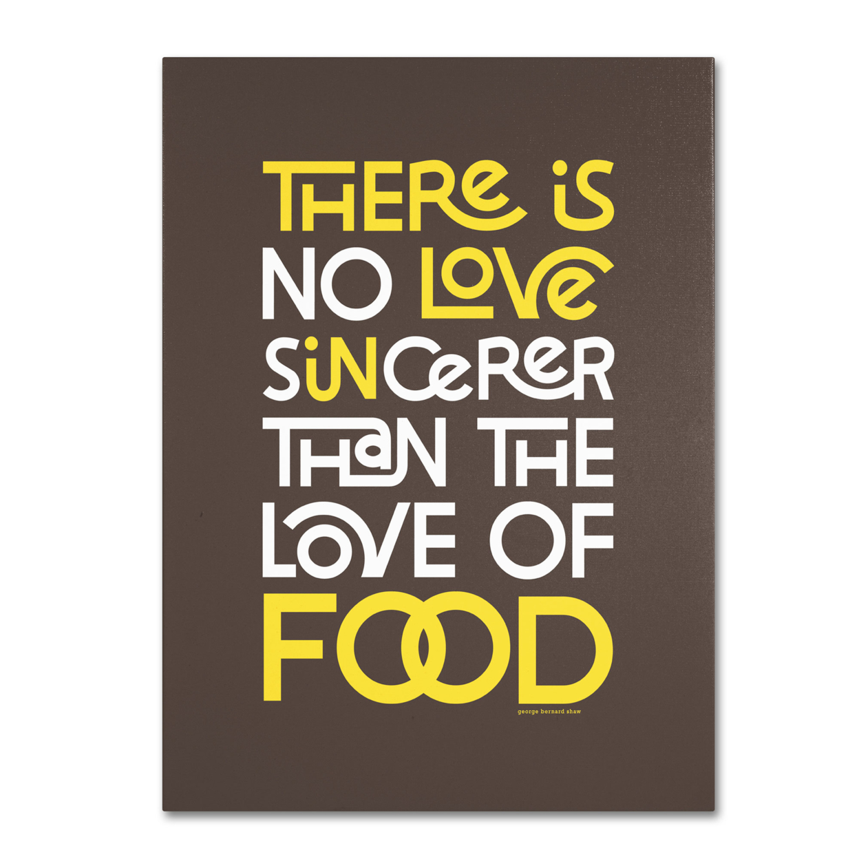 Megan Romo 'Sincere Love Of Food III' Canvas Wall Art 35 X 47 Inches