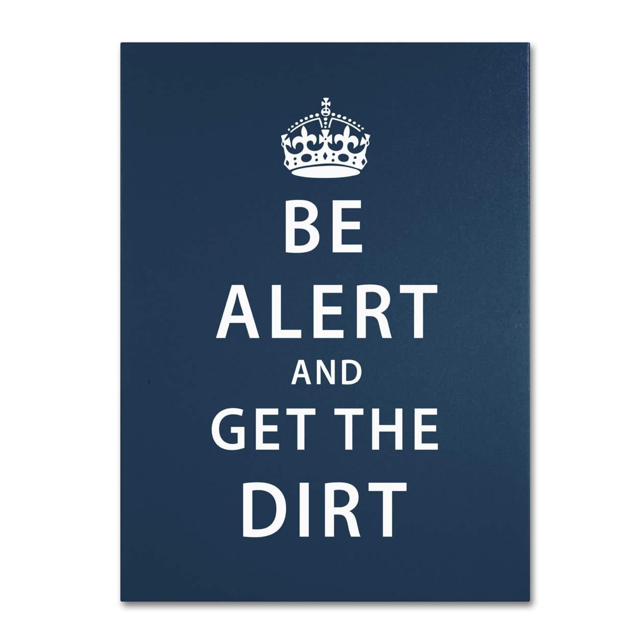 Megan Romo 'Get The Dirt II' Canvas Wall Art 35 X 47 Inches