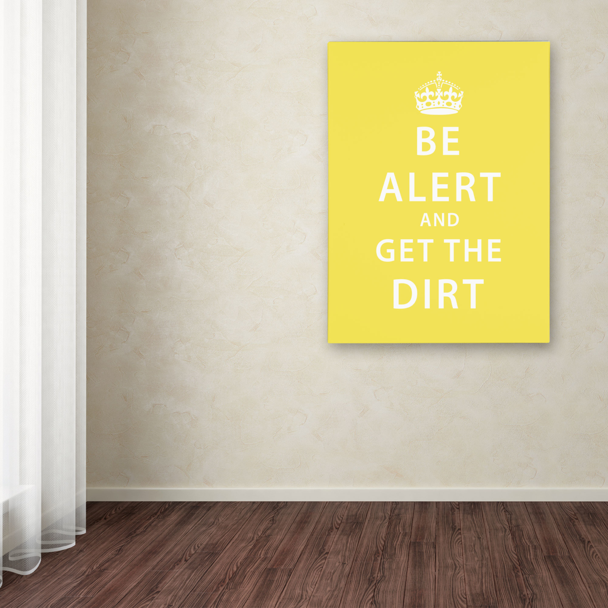 Megan Romo 'Get The Dirt IV' Canvas Wall Art 35 X 47 Inches