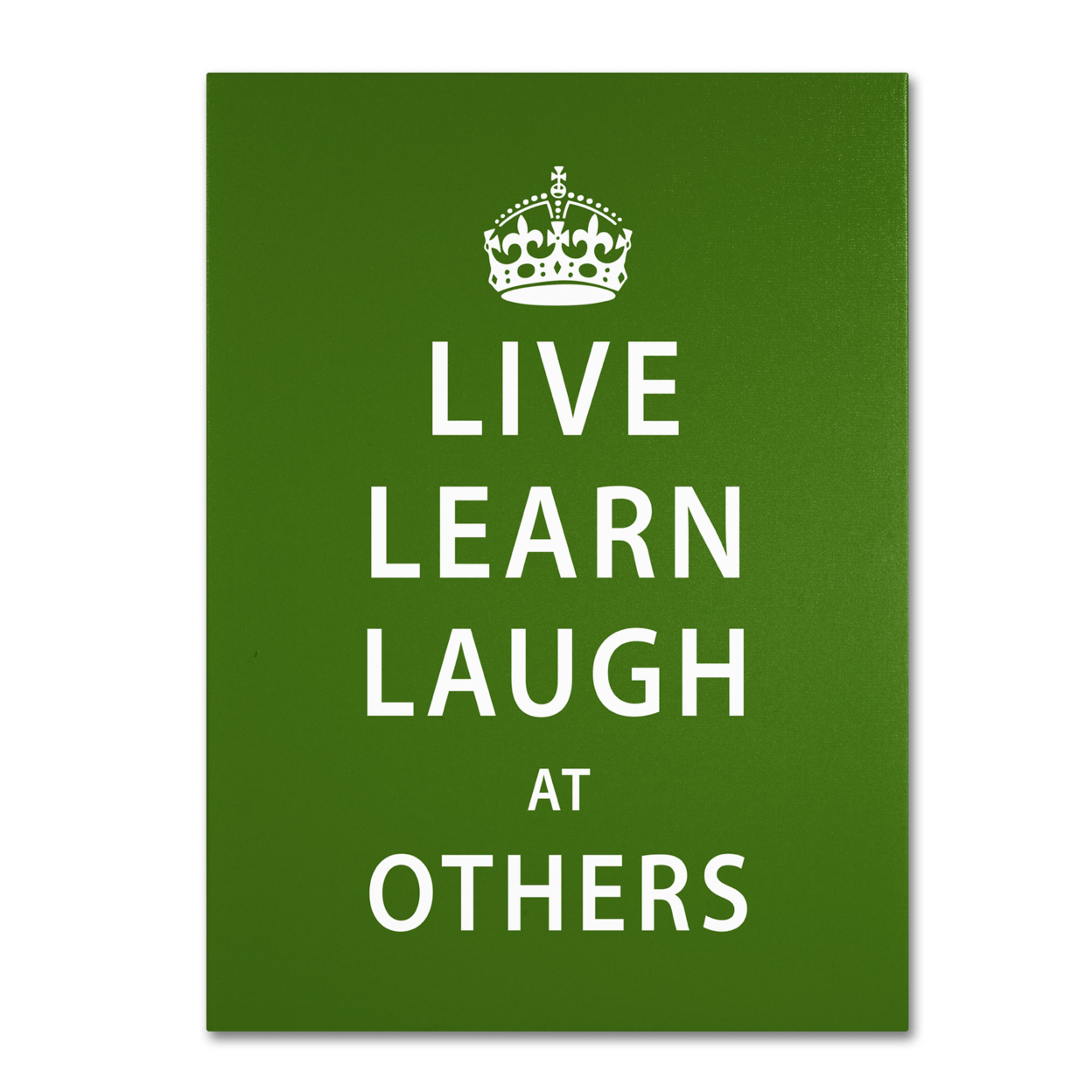 Megan Romo 'Laugh At Others' Canvas Wall Art 35 X 47 Inches