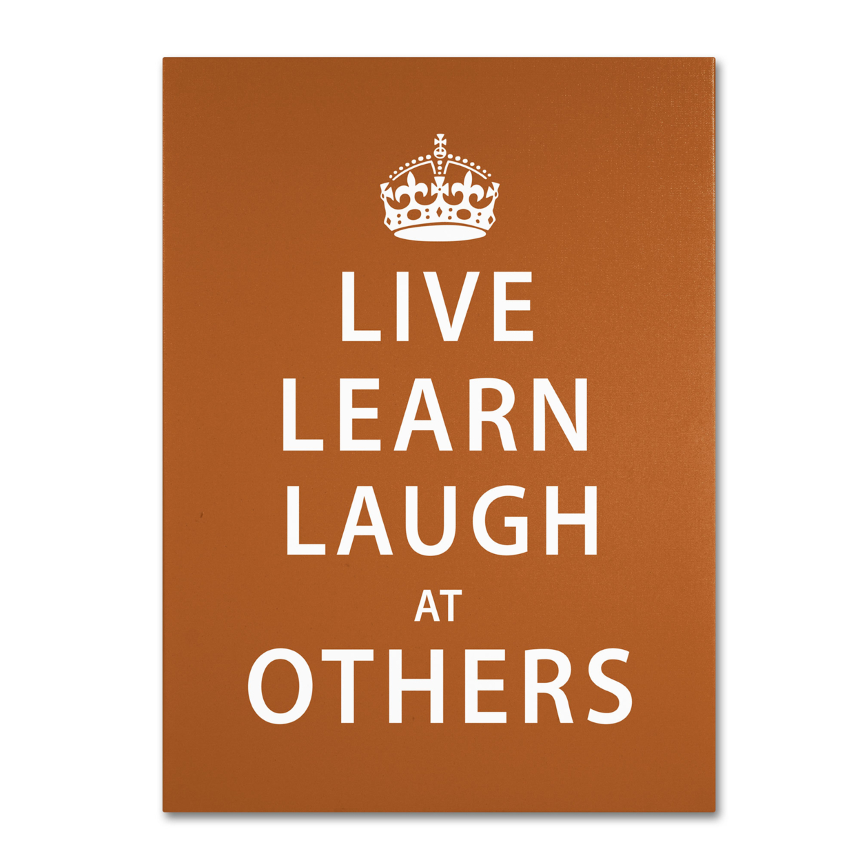 Megan Romo 'Laugh At Others II' Canvas Wall Art 35 X 47 Inches