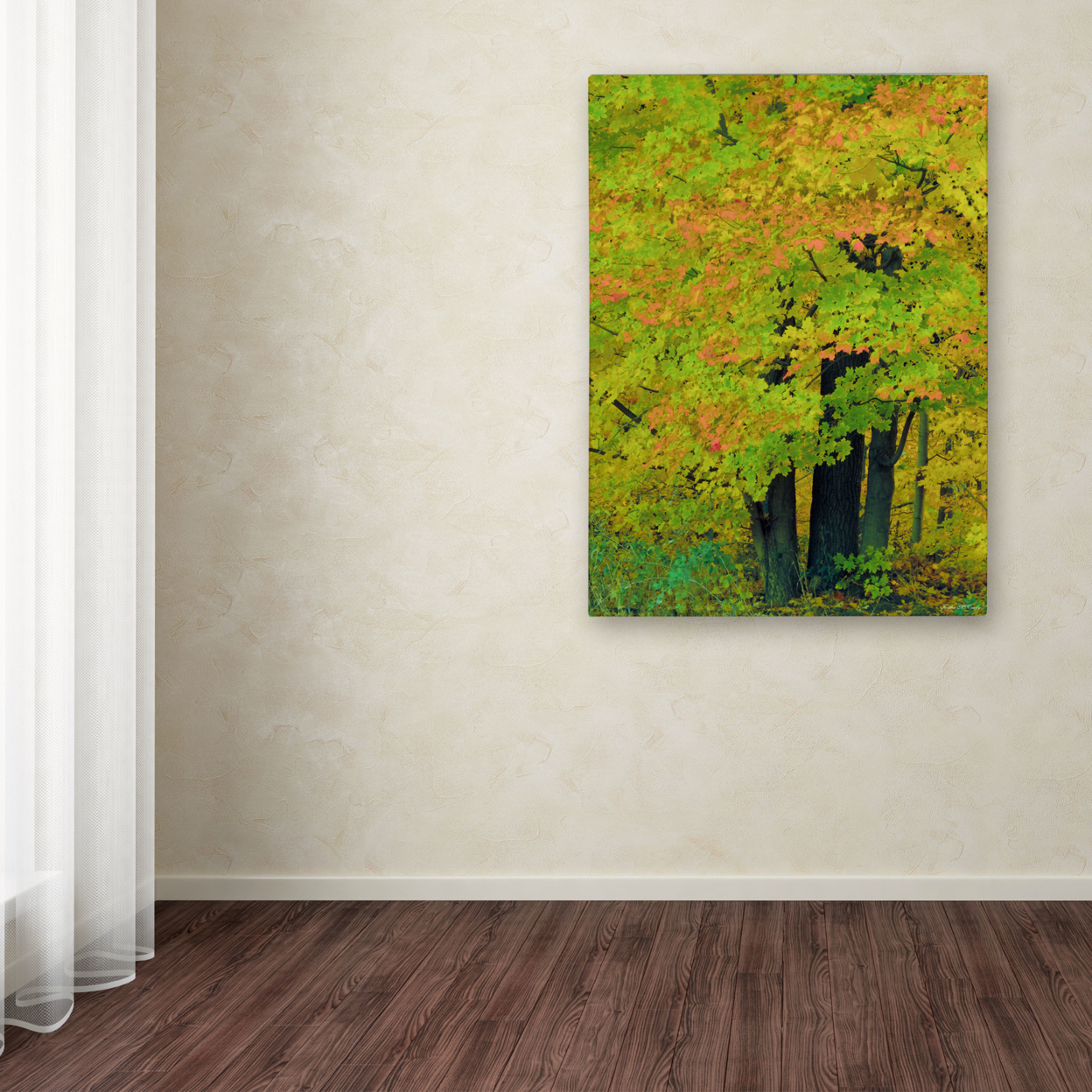 Kathie McCurdy 'Forest Beauty' Canvas Wall Art 35 X 47 Inches