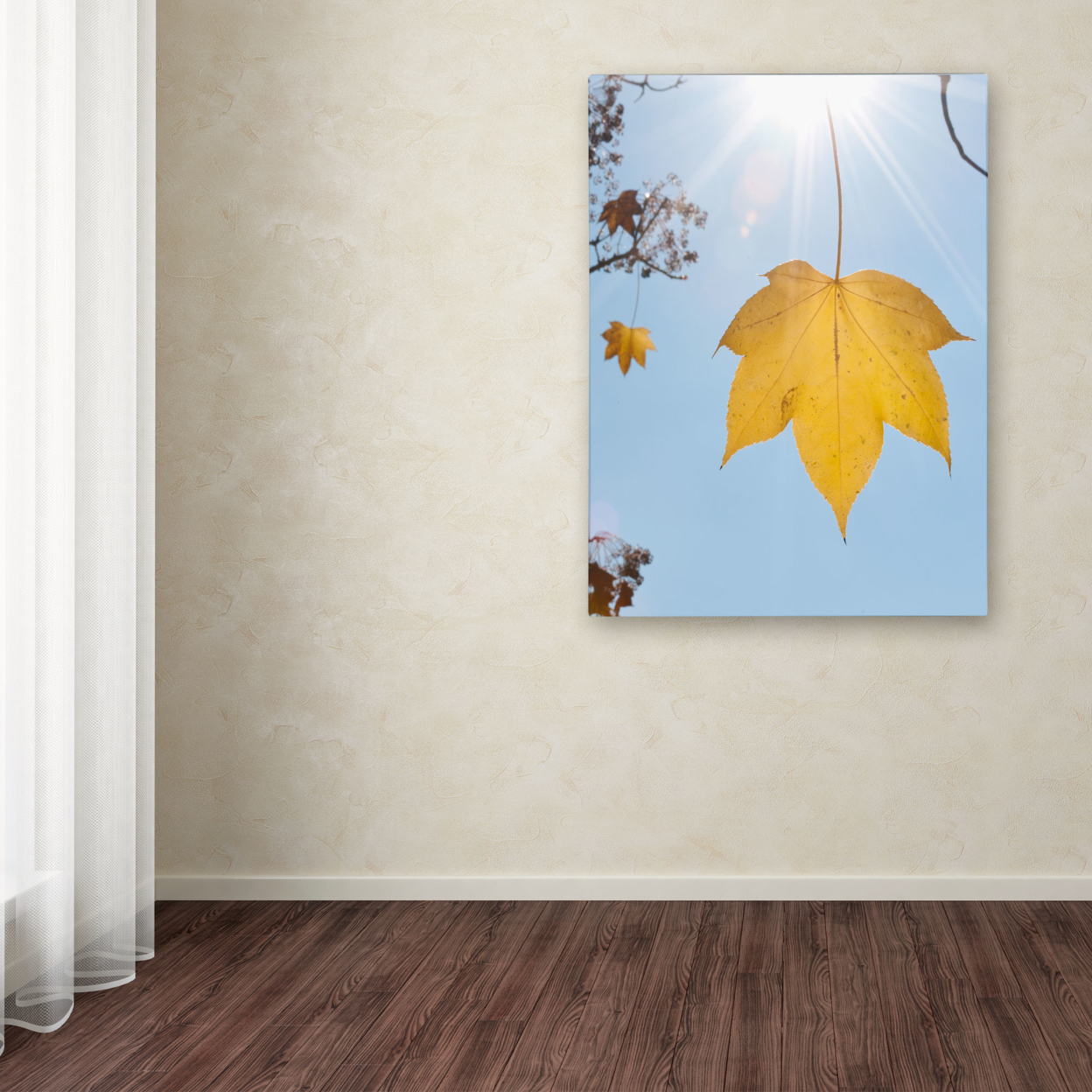 Kurt Shaffer 'Autumn Inspiration' Canvas Wall Art 35 X 47 Inches
