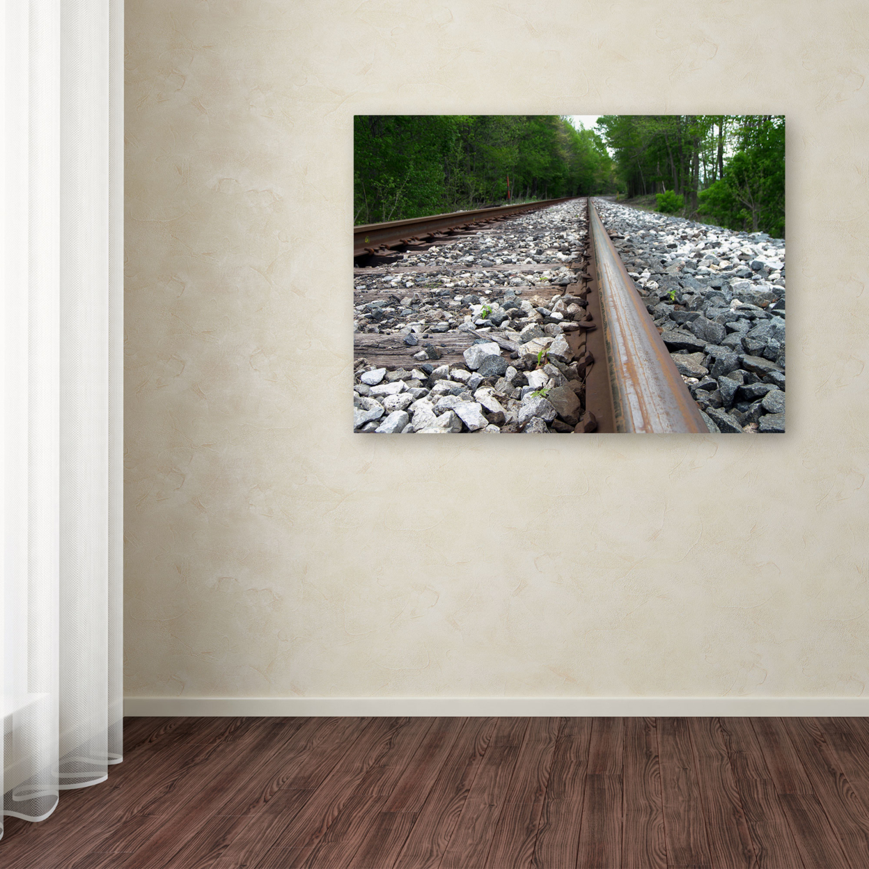 Monica Fleet 'Guided Journey' Canvas Wall Art 35 X 47 Inches