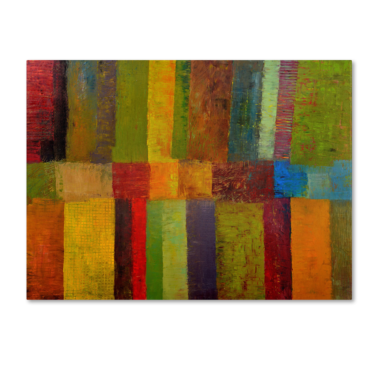 Michelle Calkins 'Green Eggs And Ham' Canvas Wall Art 35 X 47 Inches