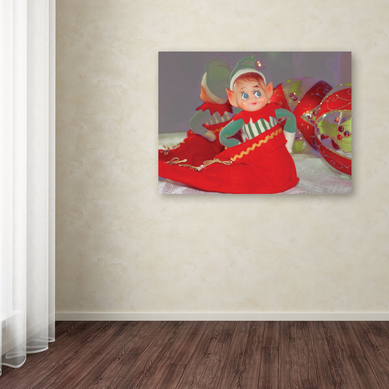 Patty Tuggle 'Dreams Of Xmas' Canvas Wall Art 35 X 47 Inches