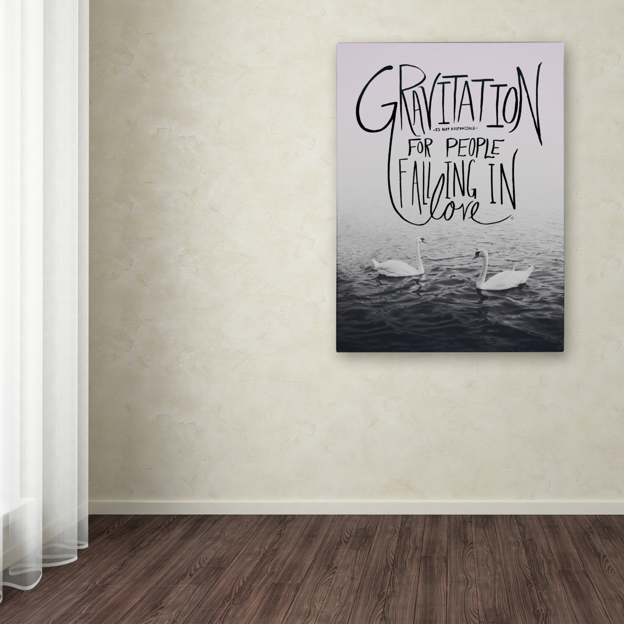 Leah Flores 'Gravitation' Canvas Wall Art 35 X 47 Inches