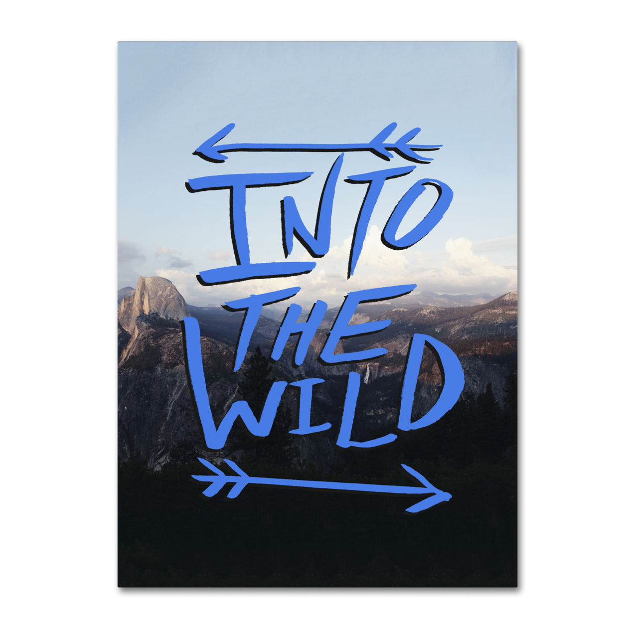 Leah Flores 'Into The Wild, Yosemite' Canvas Wall Art 35 X 47 Inches