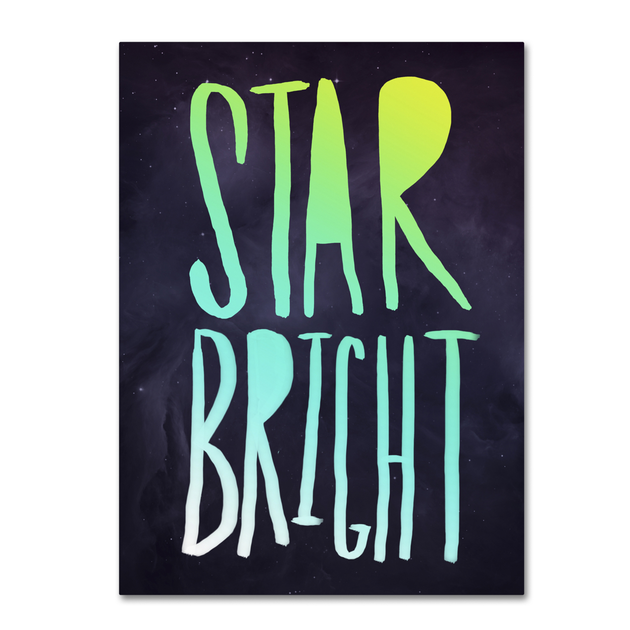 Leah Flores 'Star Bright' Canvas Wall Art 35 X 47 Inches
