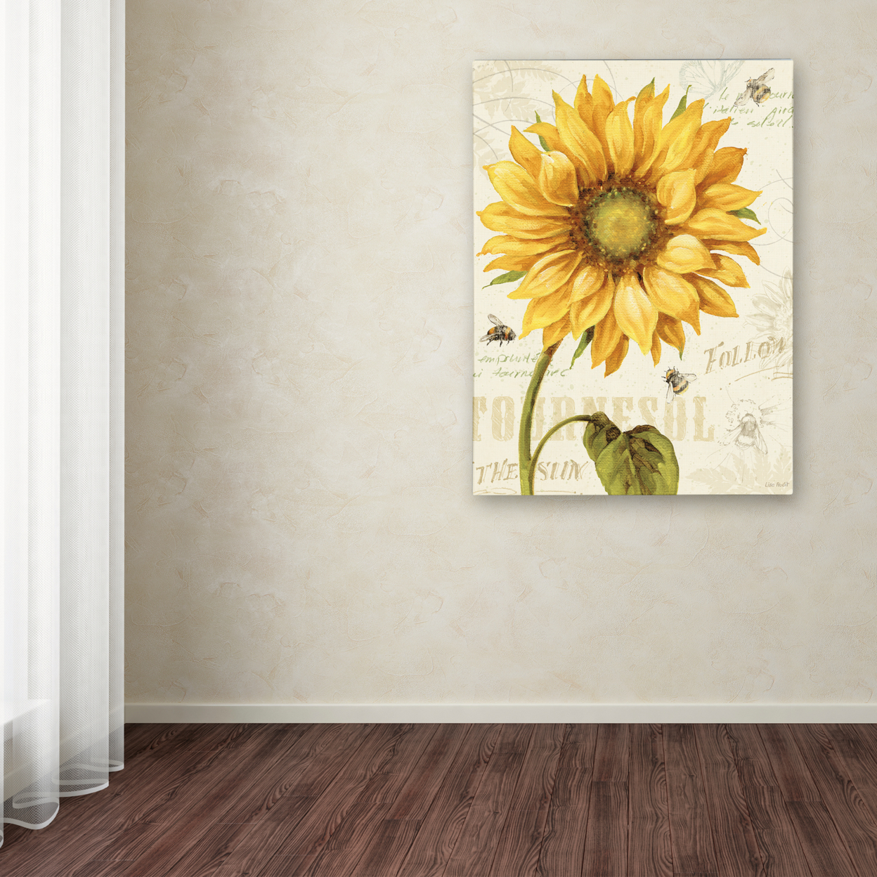 Lisa Audit 'Under The Sun I' Canvas Wall Art 35 X 47 Inches