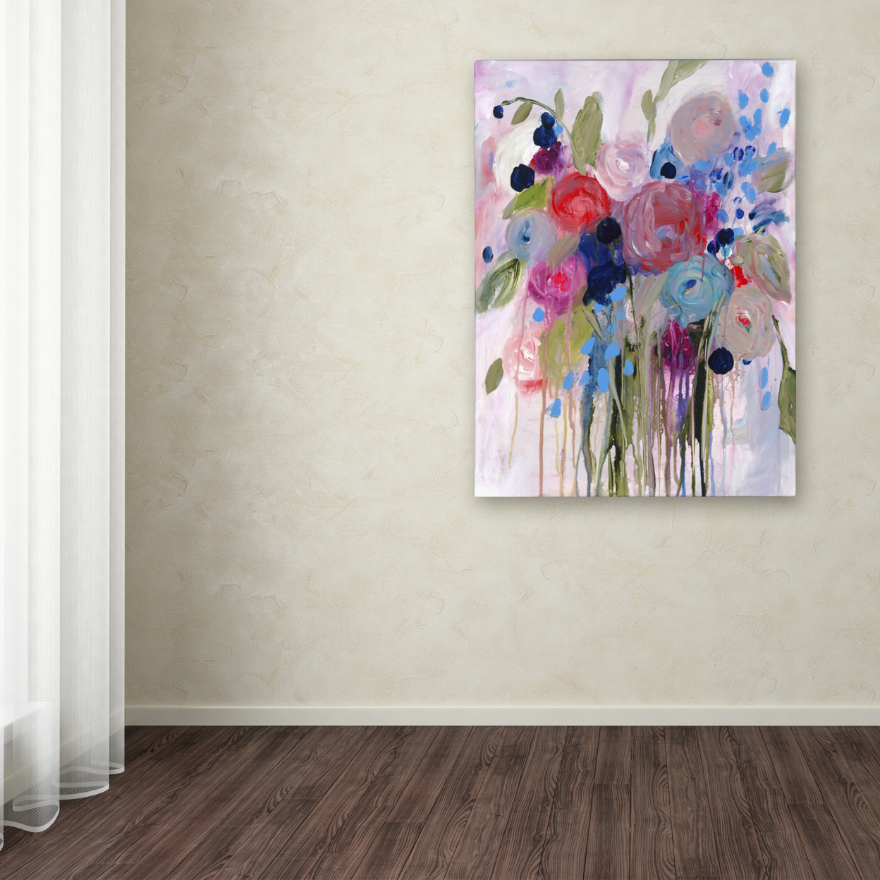 Carrie Schmitt 'Fresh Bouquet' Canvas Wall Art 35 X 47 Inches