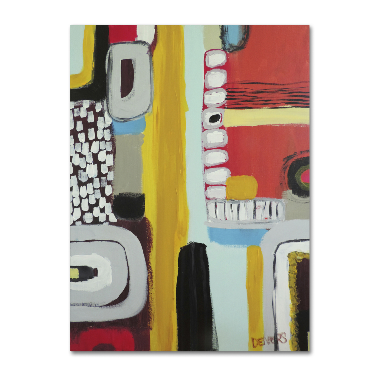 Sylvie Demers 'Chemins' Canvas Wall Art 35 X 47 Inches