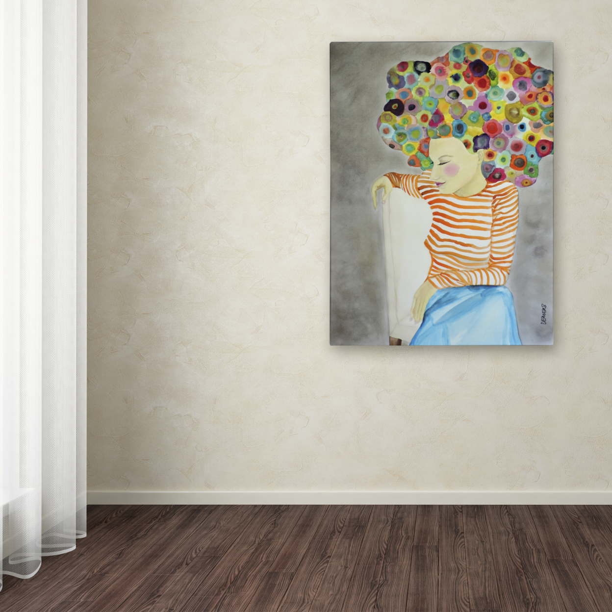 Sylvie Demers 'Marion' Canvas Wall Art 35 X 47 Inches
