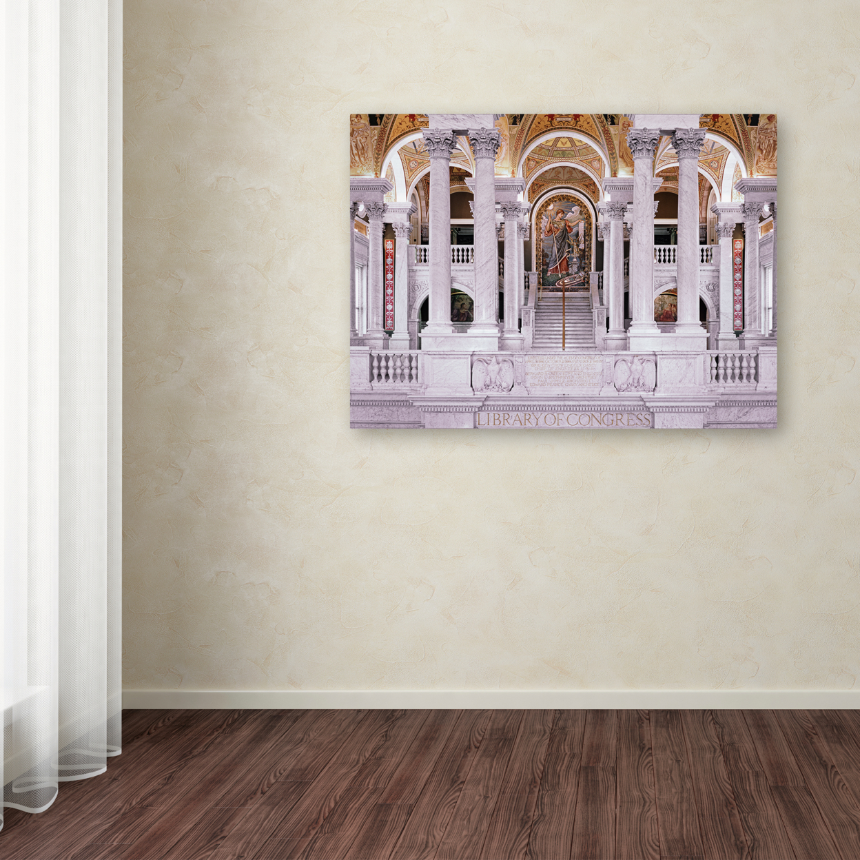 Gregory O'Hanlon 'Library Of Congress' Canvas Wall Art 35 X 47 Inches