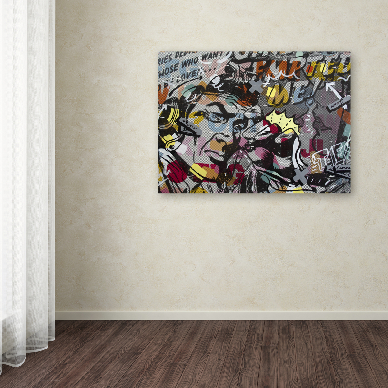 Dan Monteavaro 'Mimosas' Canvas Wall Art 35 X 47 Inches