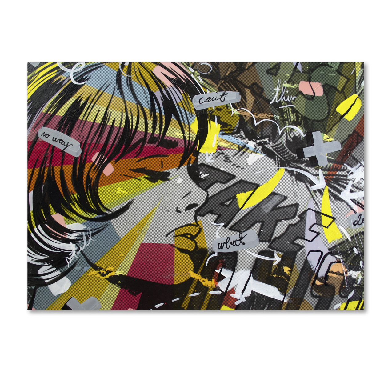 Dan Monteavaro 'Take Away' Canvas Wall Art 35 X 47 Inches