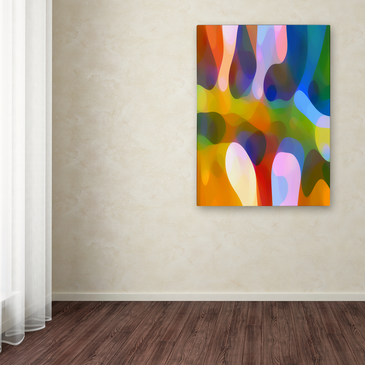 Amy Vangsgard 'Dappled Light Palm 2' Canvas Wall Art 35 X 47 Inches