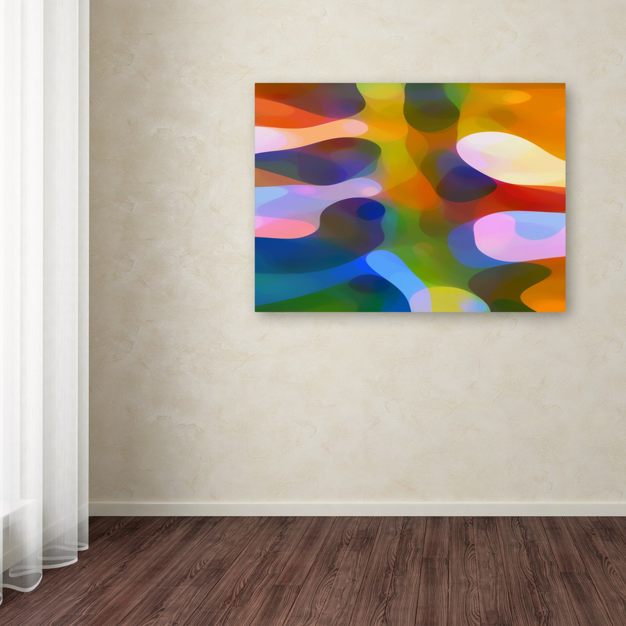 Amy Vangsgard 'Dappled Light Palm 3' Canvas Wall Art 35 X 47 Inches
