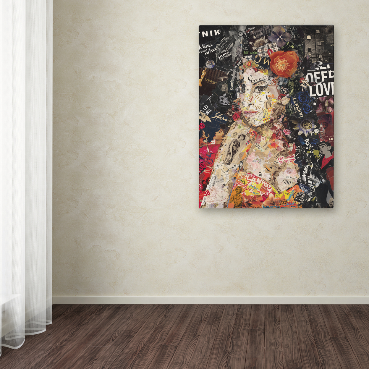 Ines Kouidis 'Amy' Canvas Wall Art 35 X 47 Inches