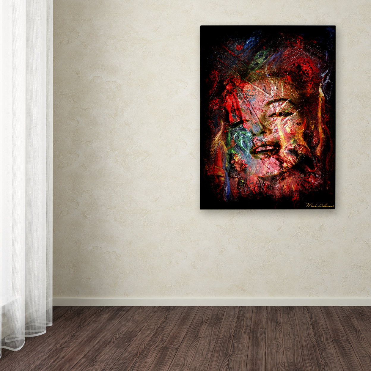 Mark Ashkenazi 'Marilyn Monroe VII' Canvas Wall Art 35 X 47 Inches