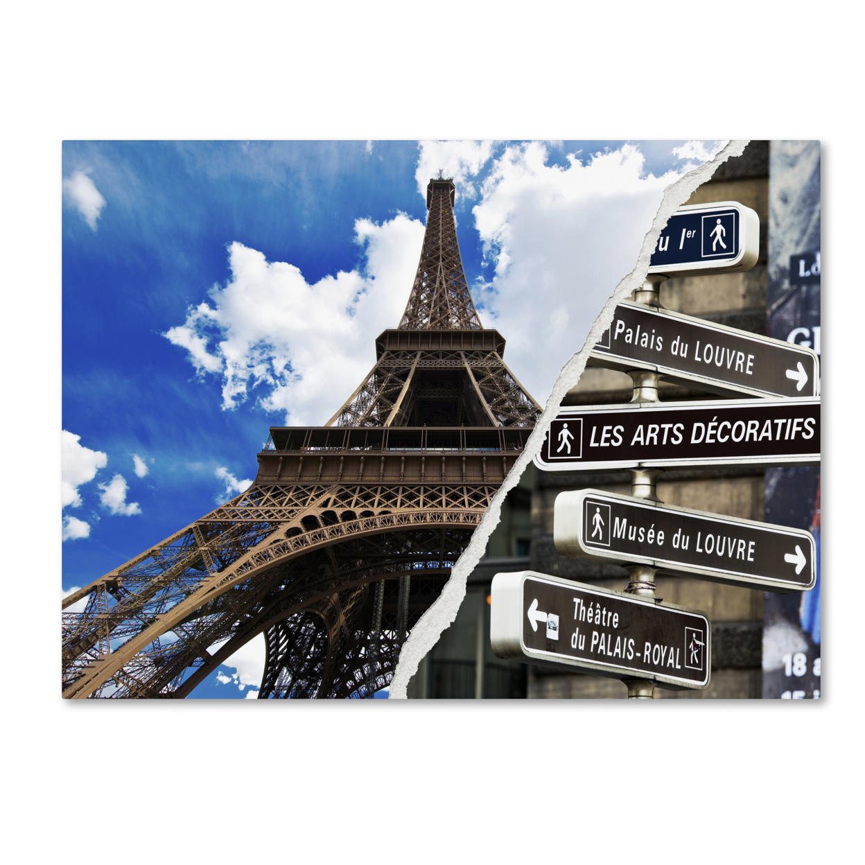 Philippe Hugonnard 'Afternoon In Paris' Canvas Wall Art 35 X 47 Inches