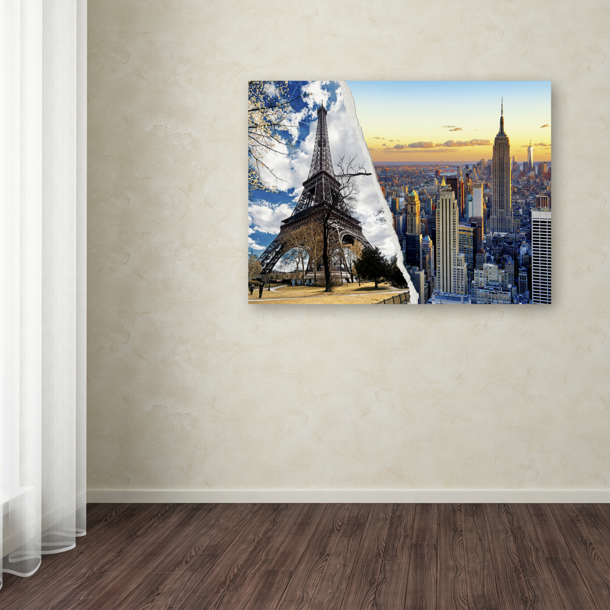 Philippe Hugonnard 'Wonderful Architectures' Canvas Wall Art 35 X 47 Inches