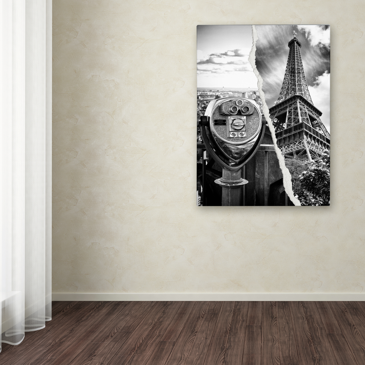 Philippe Hugonnard 'Looking Away' Canvas Wall Art 35 X 47 Inches