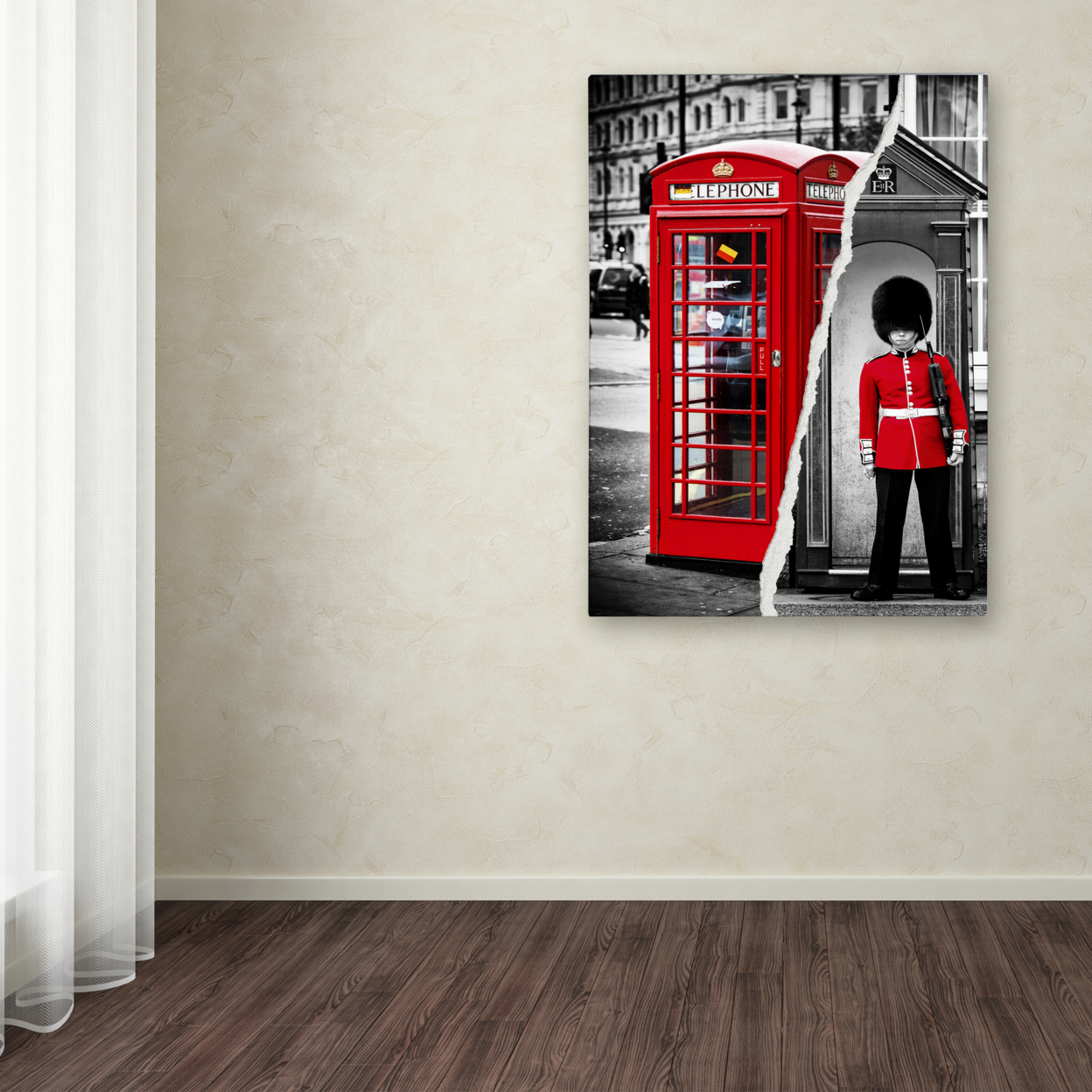 Philippe Hugonnard 'Red' Canvas Wall Art 35 X 47 Inches