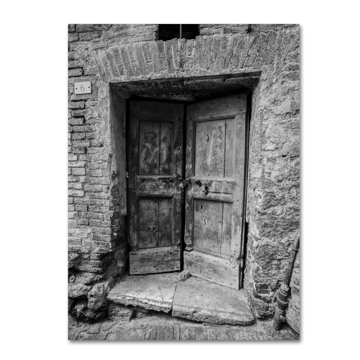 Moises Levy 'Siena Door' Canvas Wall Art 35 X 47 Inches