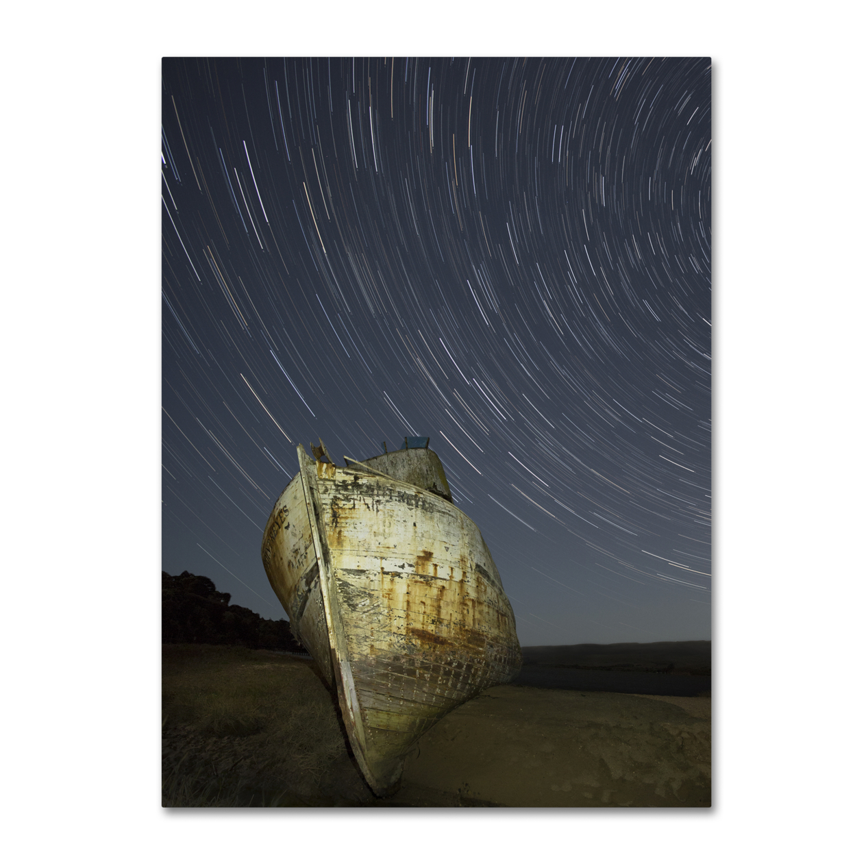 Moises Levy 'Point Reyes II' Canvas Wall Art 35 X 47 Inches