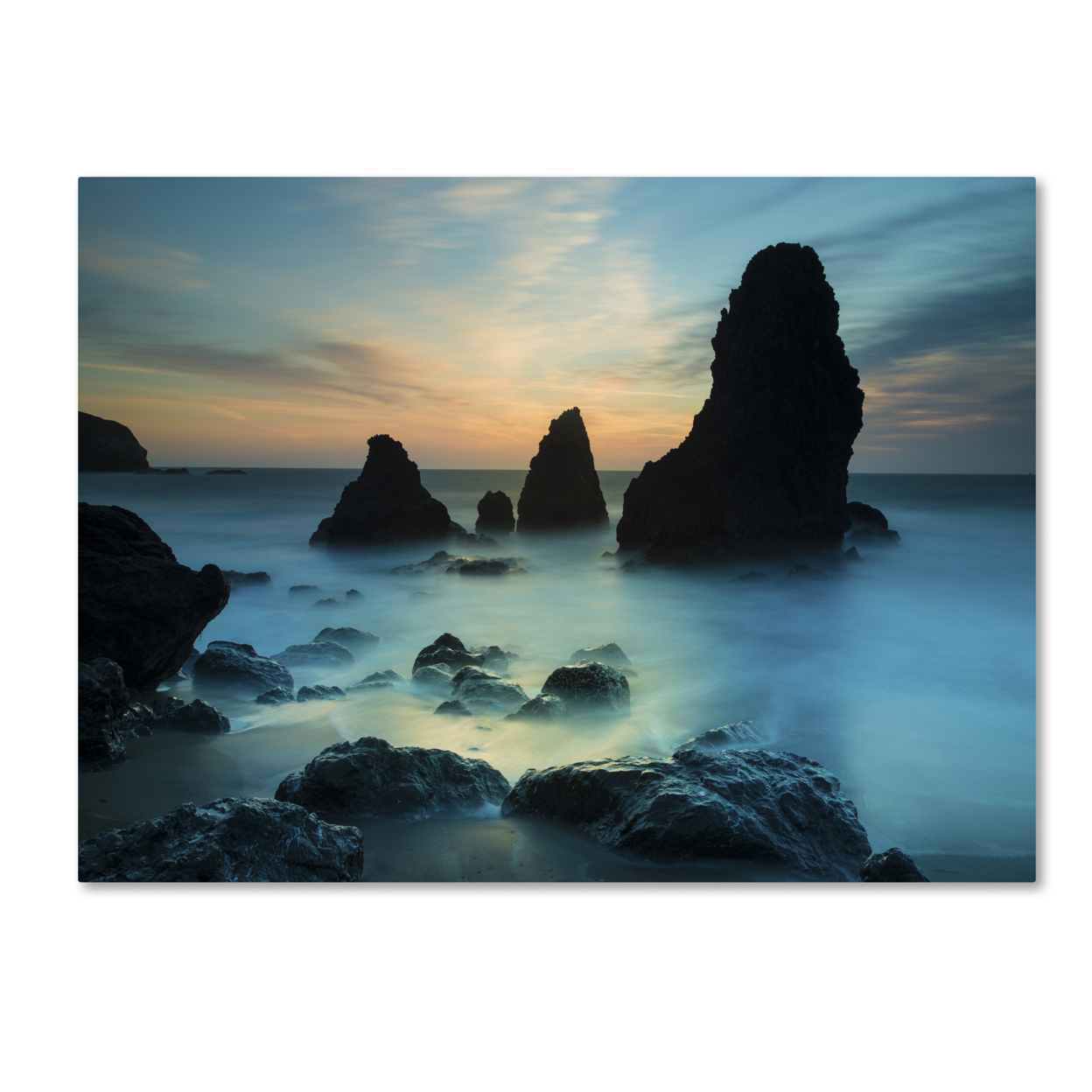 Moises Levy 'Rodeo Beach I' Canvas Wall Art 35 X 47 Inches