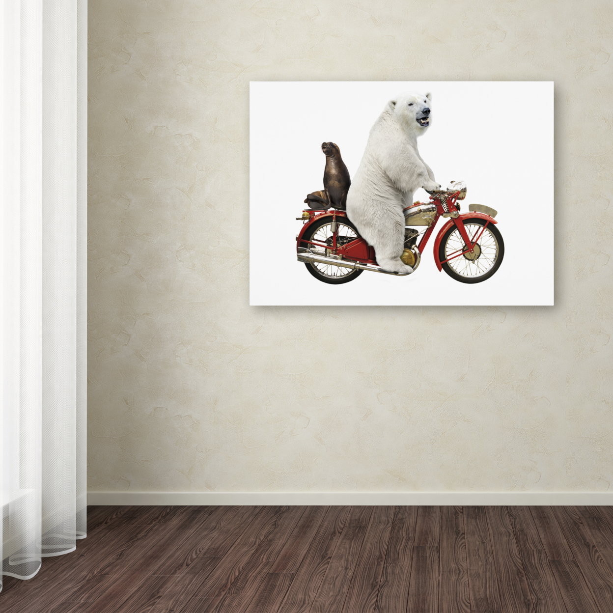 J Hovenstine Studios 'Bringing Home Dinner #1' Canvas Wall Art 35 X 47 Inches