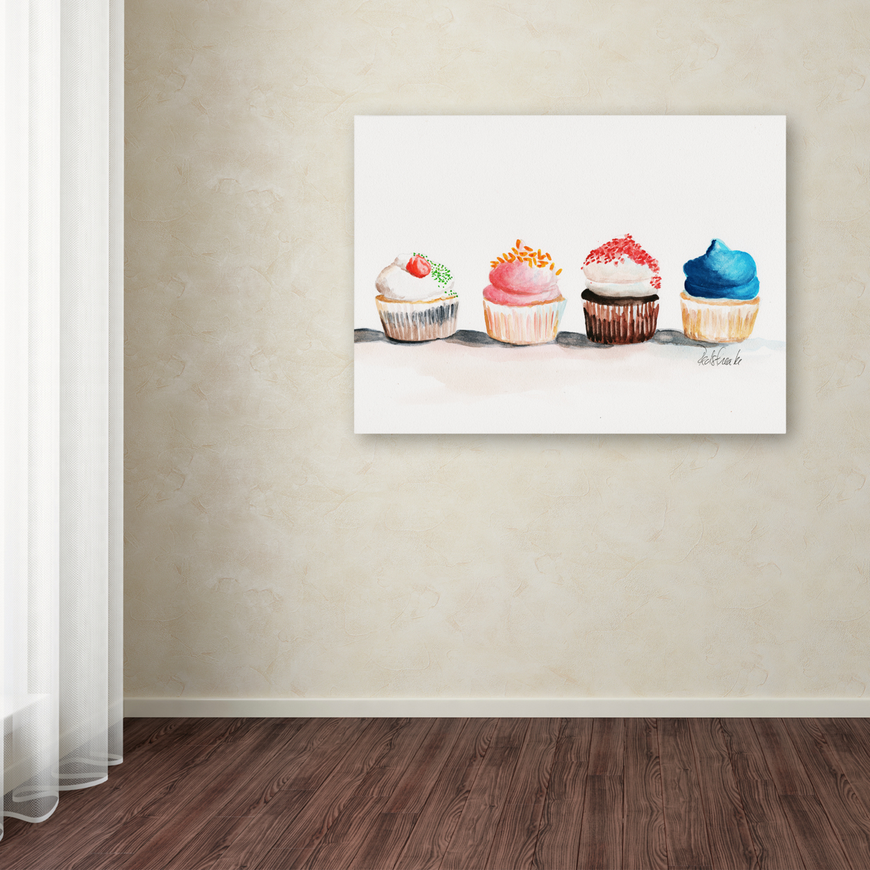 Jennifer Redstreake 'Choose One No Words' Canvas Wall Art 35 X 47 Inches