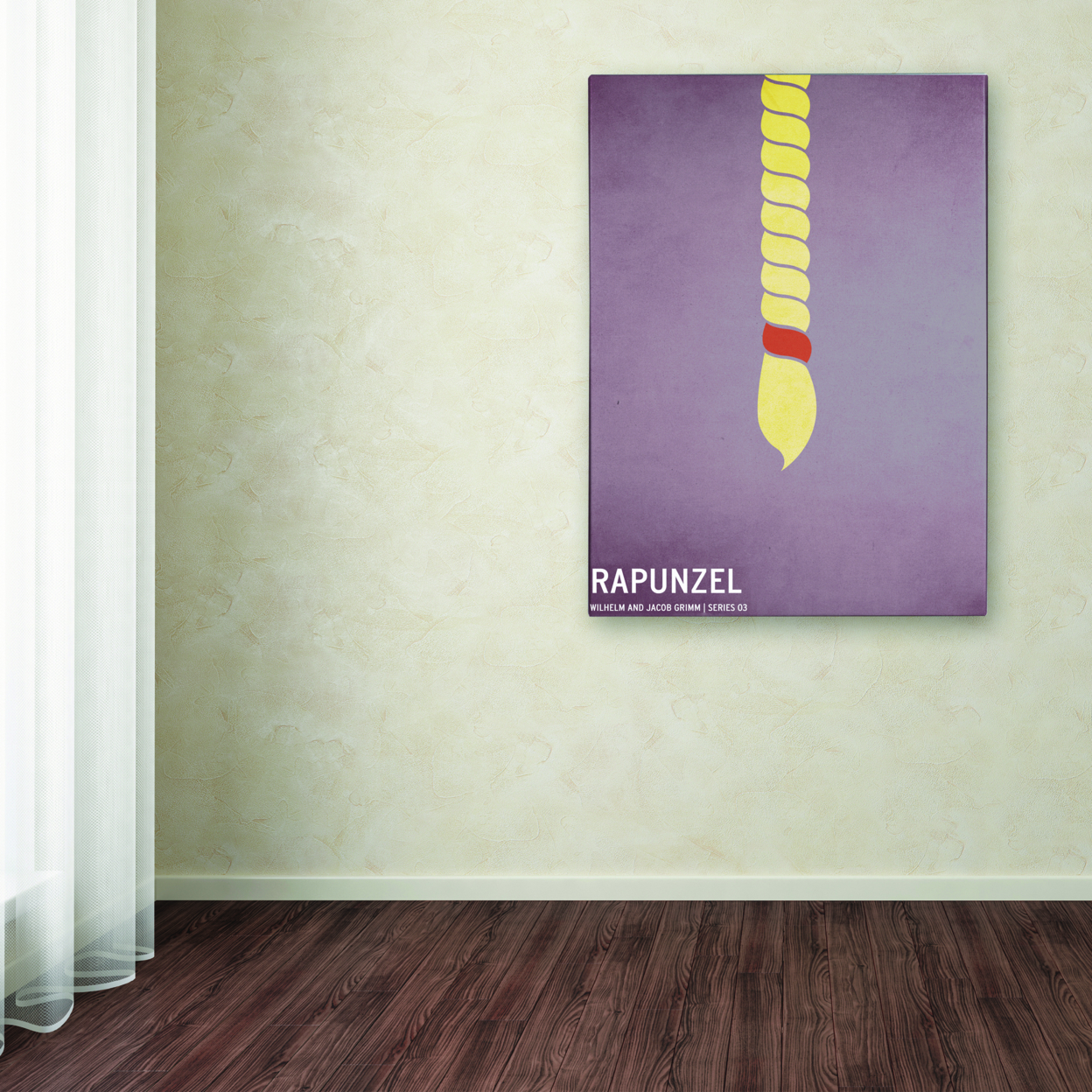 Christian Jackson 'Rapunzel' Canvas Wall Art 35 X 47