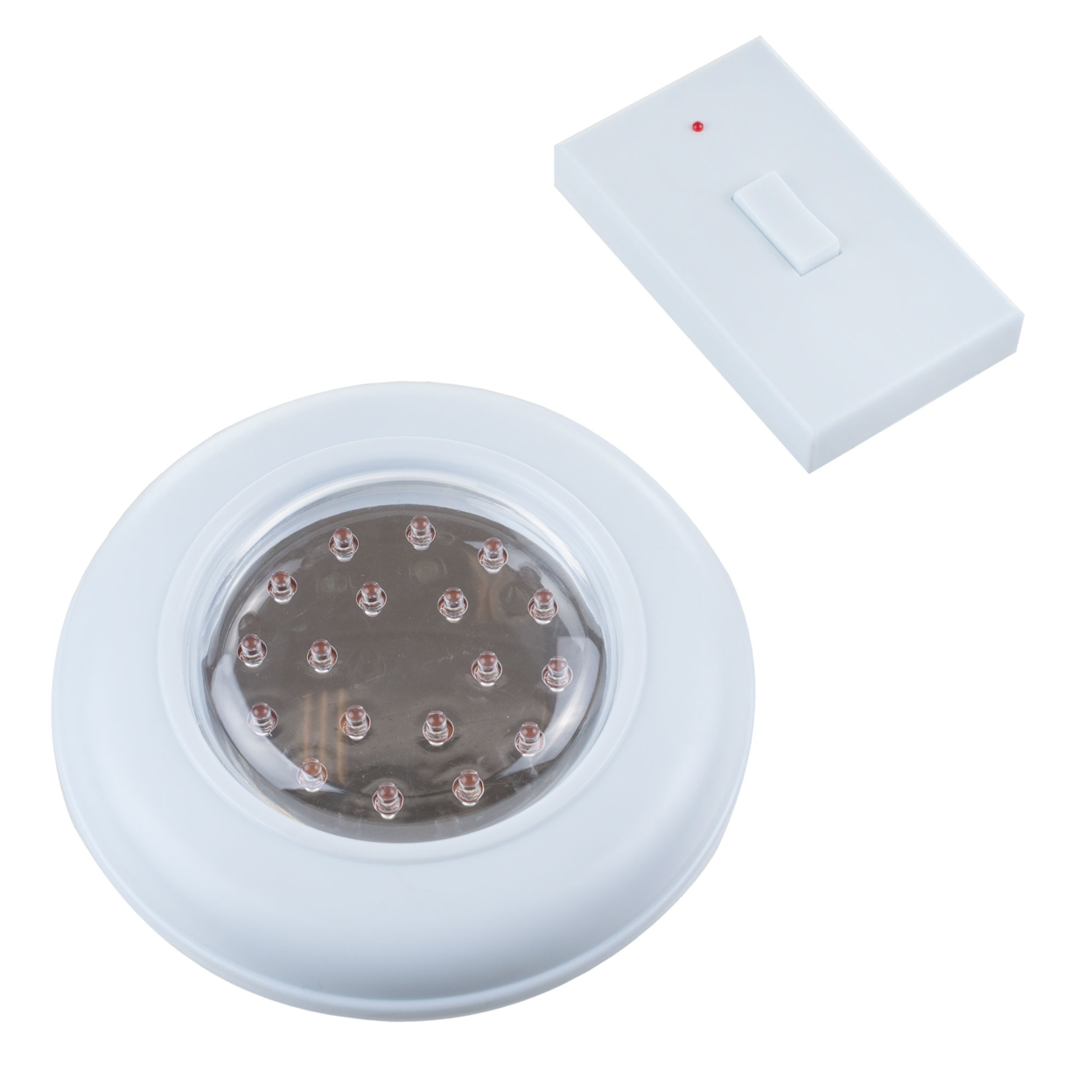 Cordless Ceiling/Wall Closet Light With Remote Control Light Switch 4 AA's Battery Operated