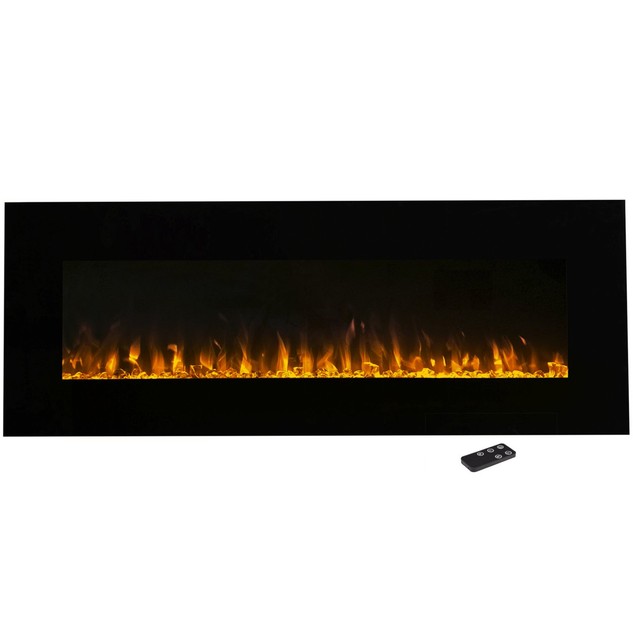 Northwest LED Fire And Ice Flame Electric Fireplace With Remote - 54 Inch Wall Mounted