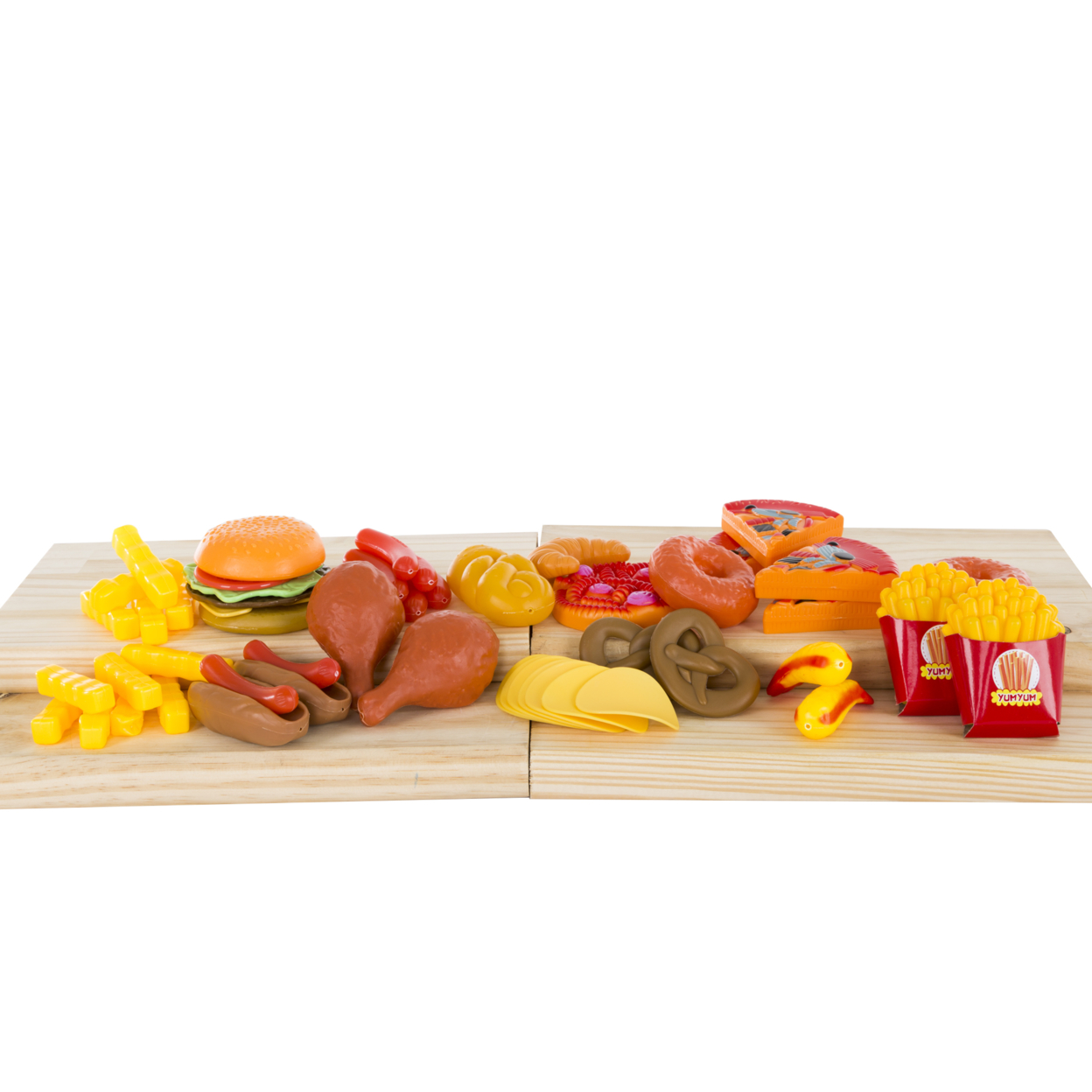 Pretend Grocery Play Assorted Food Set Boxed Fresh And Canned Store Items