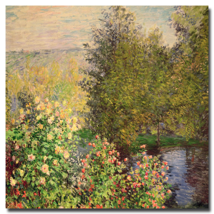 Claude Monet 'Corner Of The Garden At Montgeron, 1876' Art