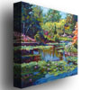 David Lloyd Glover 'Serenity Pond' Huge Canvas Art 35 X 35