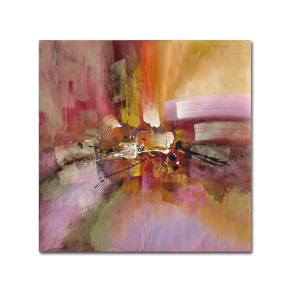 Ricardo Tapia 'Soft Touch' Huge Canvas Art 35 X 35