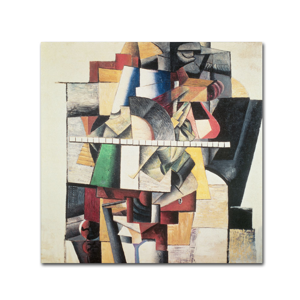 Kazimir Malevich 'M. Matuischin' Huge Canvas Art 35 X 35