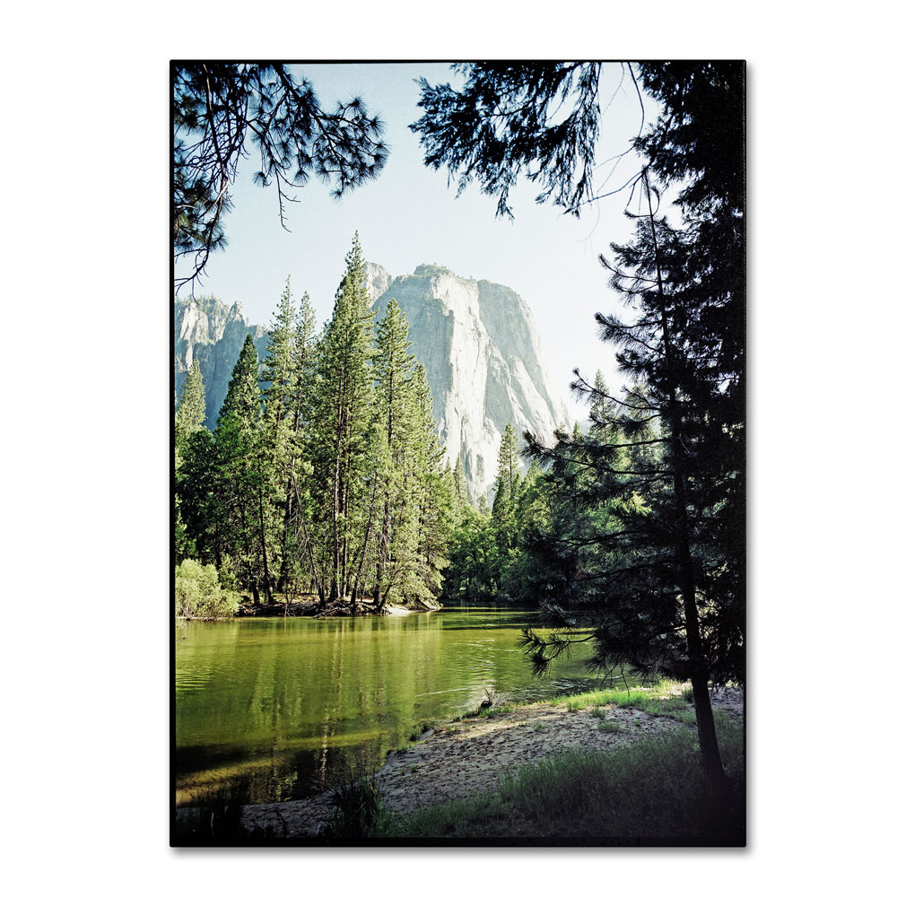 Preston 'Yosemite IV' Huge Canvas Art 35 X 35