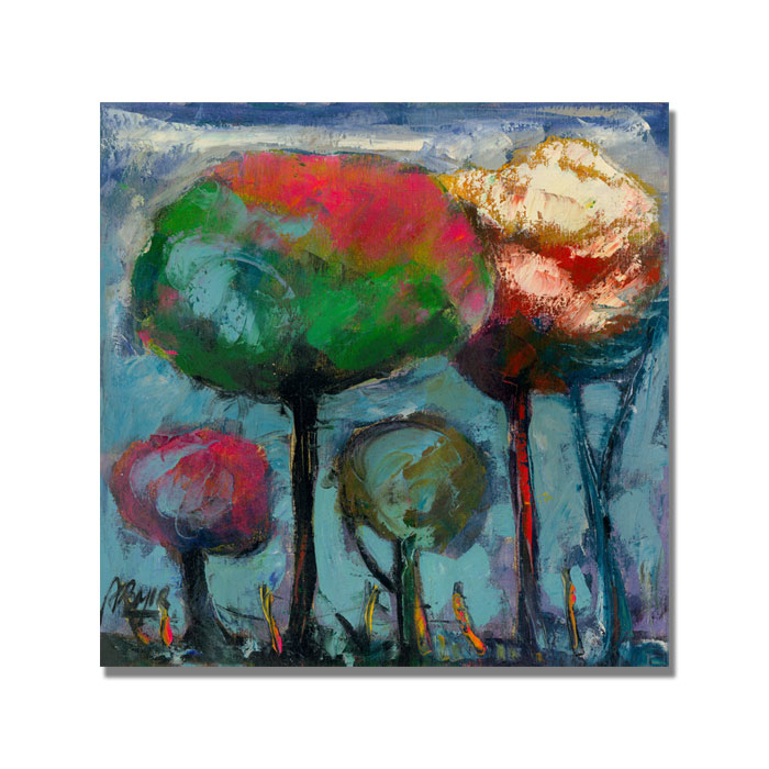 Boyer Niebla De Colores' Huge Canvas Art 35 X 35