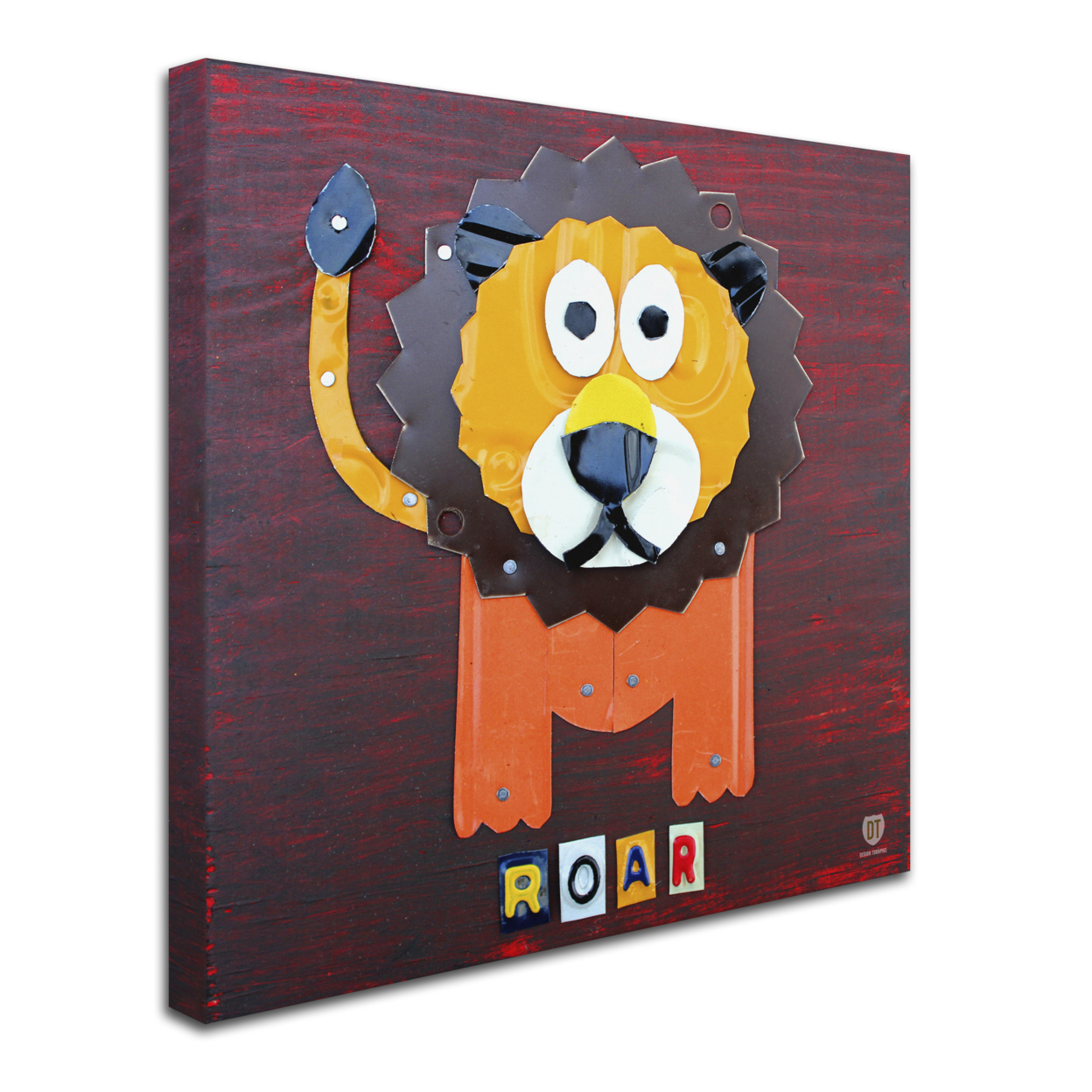 Design Turnpike 'Roar The Lion' Huge Canvas Art 35 X 35