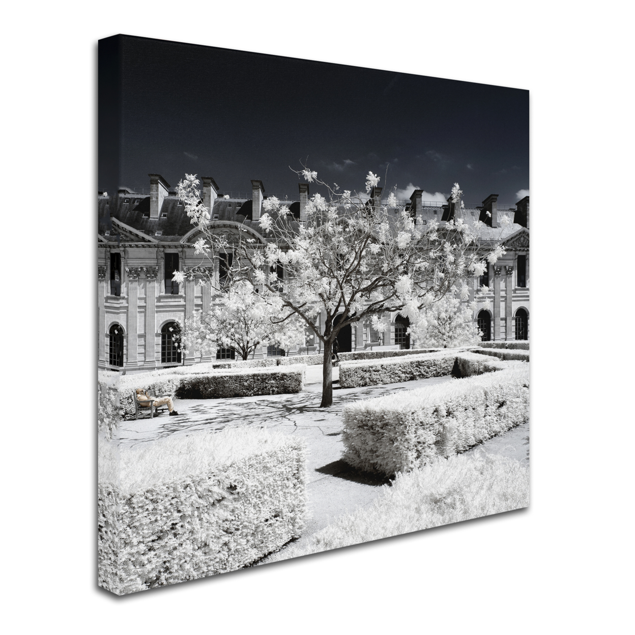 Philippe Hugonnard 'Another Look At Paris XX' Huge Canvas Art 35 X 35