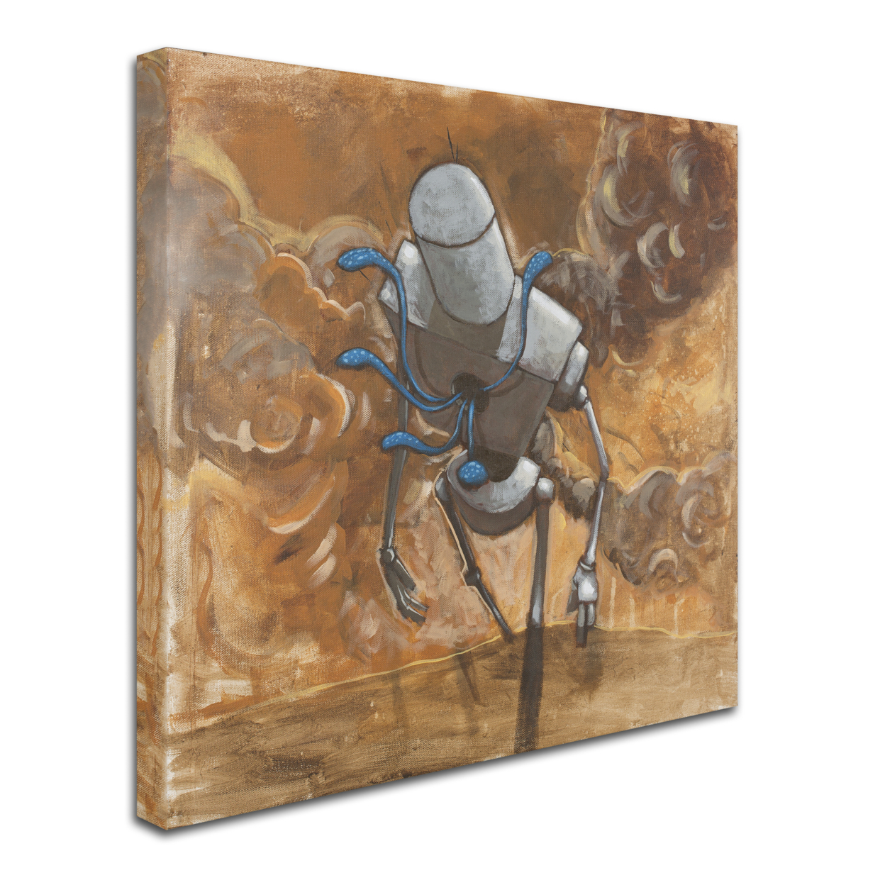 Craig Snodgrass 'The Trooper' Huge Canvas Art 35 X 35
